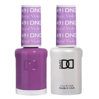 DND Gel Nail Polish Duo - 491 Purple Colors - Royal Violet by DND - Daisy Nail Designs sold by DTK Nail Supply