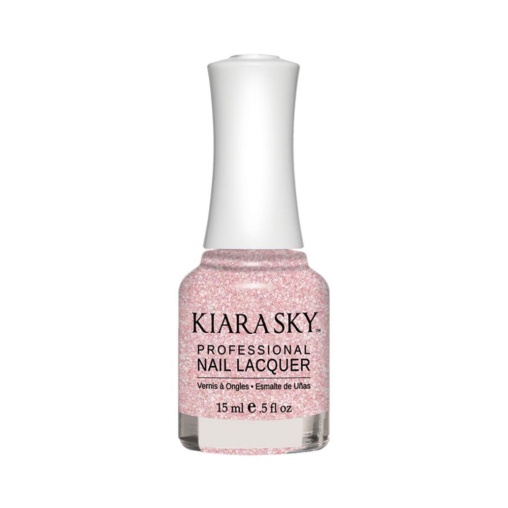 Kiara Sky Nail Lacquer - N496 Pinking Of Sparkle