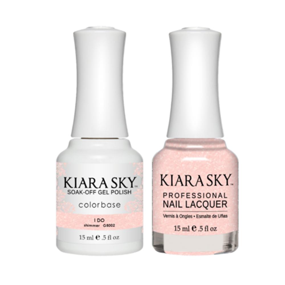 Kiara Sky 5002 I DO - All-In-One Gel Polish & Matching Nail Lacquer Duo Set - 0.5oz