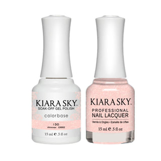 Kiara Sky 5002 I DO - All-In-One Gel Polish & Matching Nail Lacquer Duo Set - 0.5oz