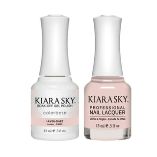 Kiara Sky 5003 LAVEN-DARE - All-In-One Gel Polish & Matching Nail Lacquer Duo Set - 0.5oz