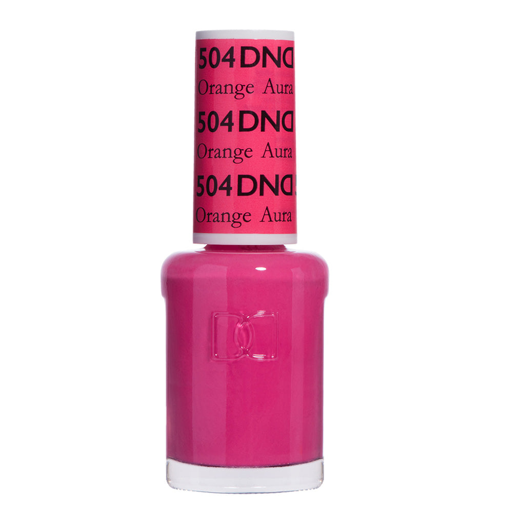 DND Nail Lacquer - 504 Pink Colors - Orange Aura