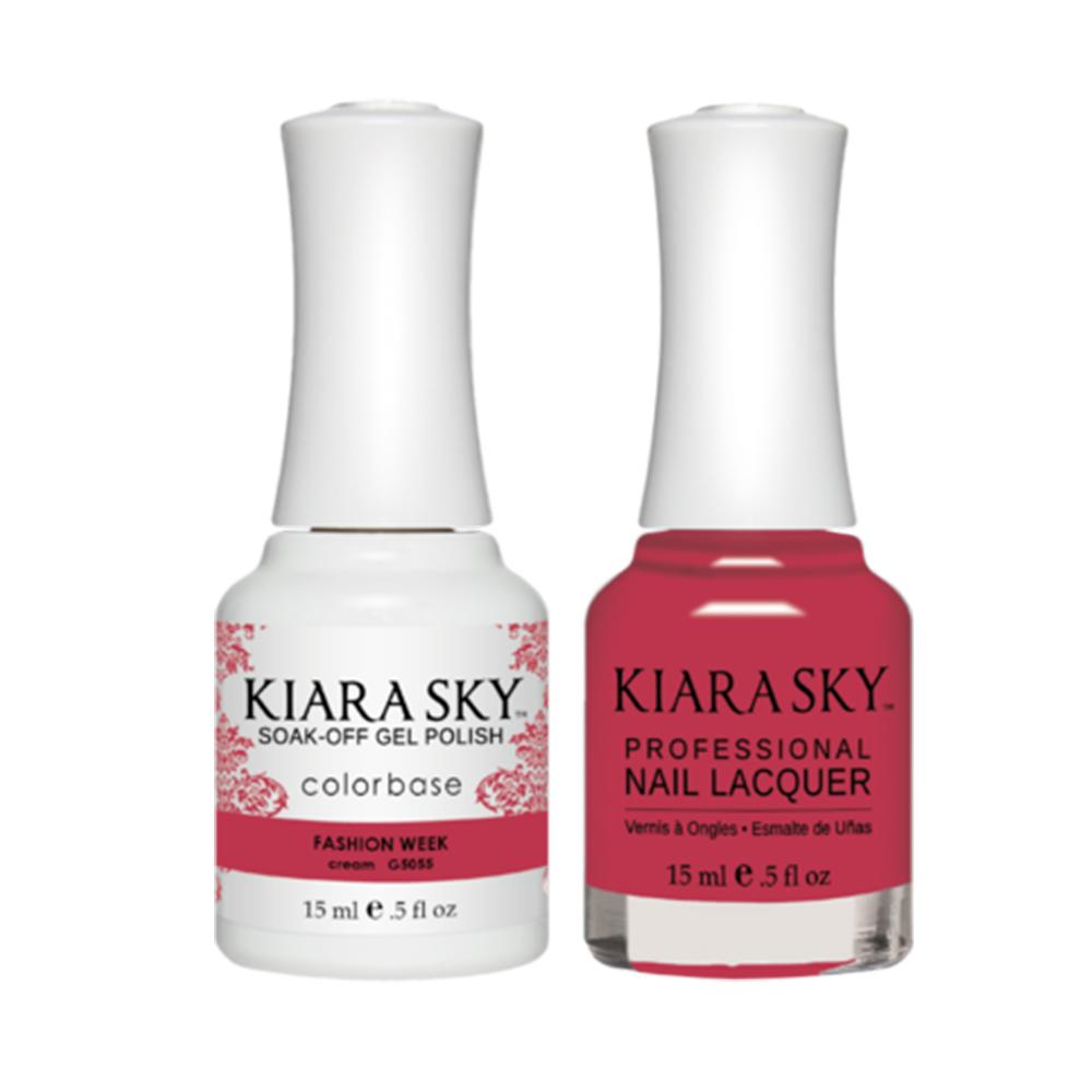 Kiara Sky 5055 FASHION WEEK - All-In-One Gel Polish & Matching Nail Lacquer Duo Set - 0.5oz