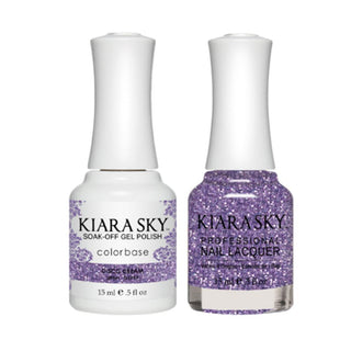 Kiara Sky 5059 DISCO DREAM - All-In-One Gel Polish & Matching Nail Lacquer Duo Set - 0.5oz