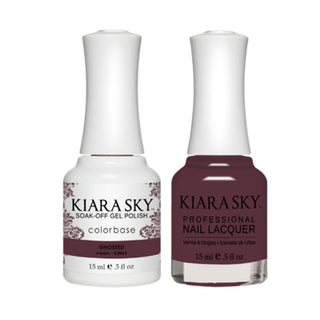 Kiara Sky 5065 GHOSTED - All-In-One Gel Polish & Matching Nail Lacquer Duo Set - 0.5oz