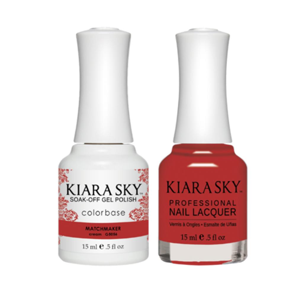 Kiara Sky 5056 MATCHMAKER - All-In-One Gel Polish & Matching Nail Lacquer Duo Set - 0.5oz