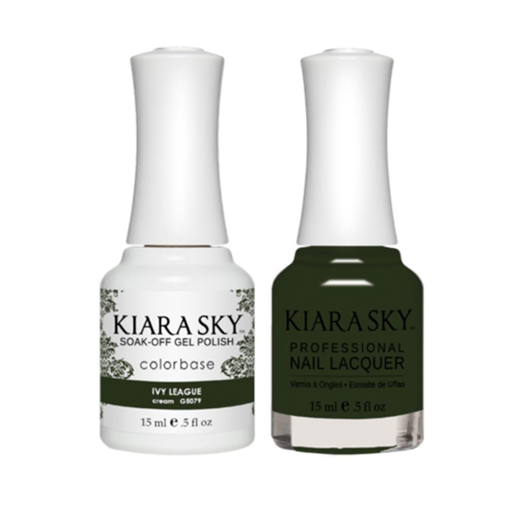 Kiara Sky 5079 IVY LEAGUE - All-In-One Gel Polish & Matching Nail Lacquer Duo Set - 0.5oz