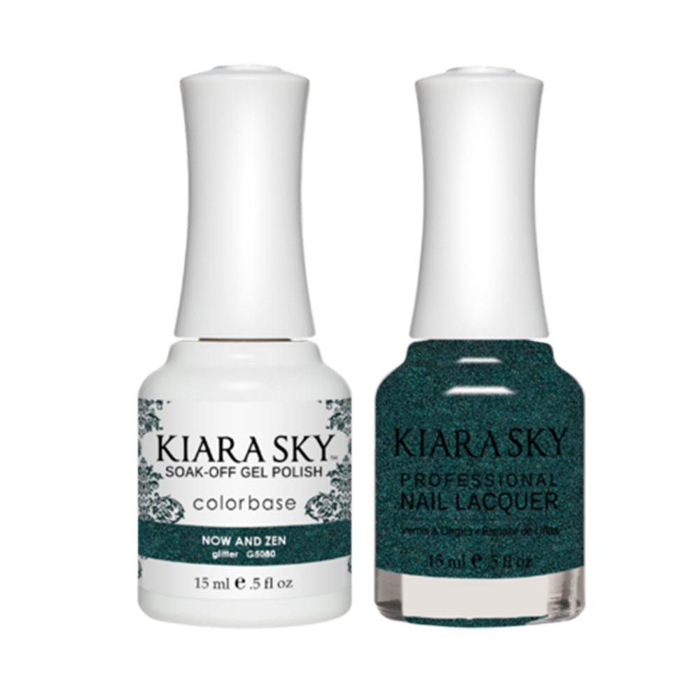 Kiara Sky 5080 IVY LEAGUE - All-In-One Gel Polish & Matching Nail Lacquer Duo Set - 0.5oz