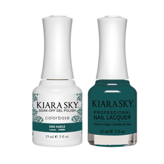 Kiara Sky 5084 SIDE HU$TLE - All-In-One Gel Polish & Matching Nail Lacquer Duo Set - 0.5oz