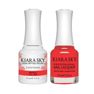Kiara Sky 5098 SMOOCH - All-In-One Gel Polish & Matching Nail Lacquer Duo Set - 0.5oz