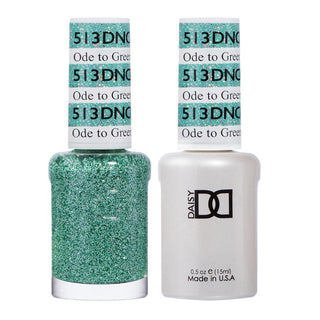 DND Gel Nail Polish Duo - 513 Green Colors - Ode to Green by DND - Daisy Nail Designs sold by DTK Nail Supply