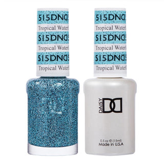 DND Gel Nail Polish Duo - 515 Blue Colors - Tropical Waterfall by DND - Daisy Nail Designs sold by DTK Nail Supply