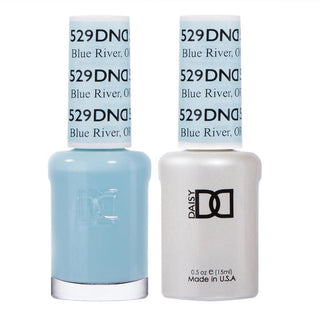 DND Gel Nail Polish Duo - 529 Blue Colors - Blue River, OR by DND - Daisy Nail Designs sold by DTK Nail Supply