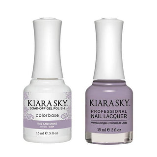 Kiara Sky 529 Iris And Shine - Kiara Sky Gel Polish & Matching Nail Lacquer Duo Set - 0.5oz