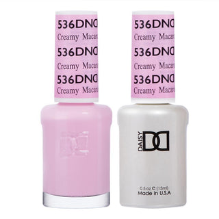 DND Gel Nail Polish Duo - 536 Pink Colors - Creamy Macaroon by DND - Daisy Nail Designs sold by DTK Nail Supply