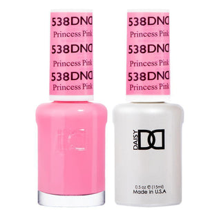 DND Gel Nail Polish Duo - 538 Coral Colors - Princess Pink by DND - Daisy Nail Designs sold by DTK Nail Supply