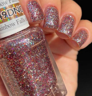 DND Nail Lacquer - 549 Glitter Colors - Rainbow Falls, HI