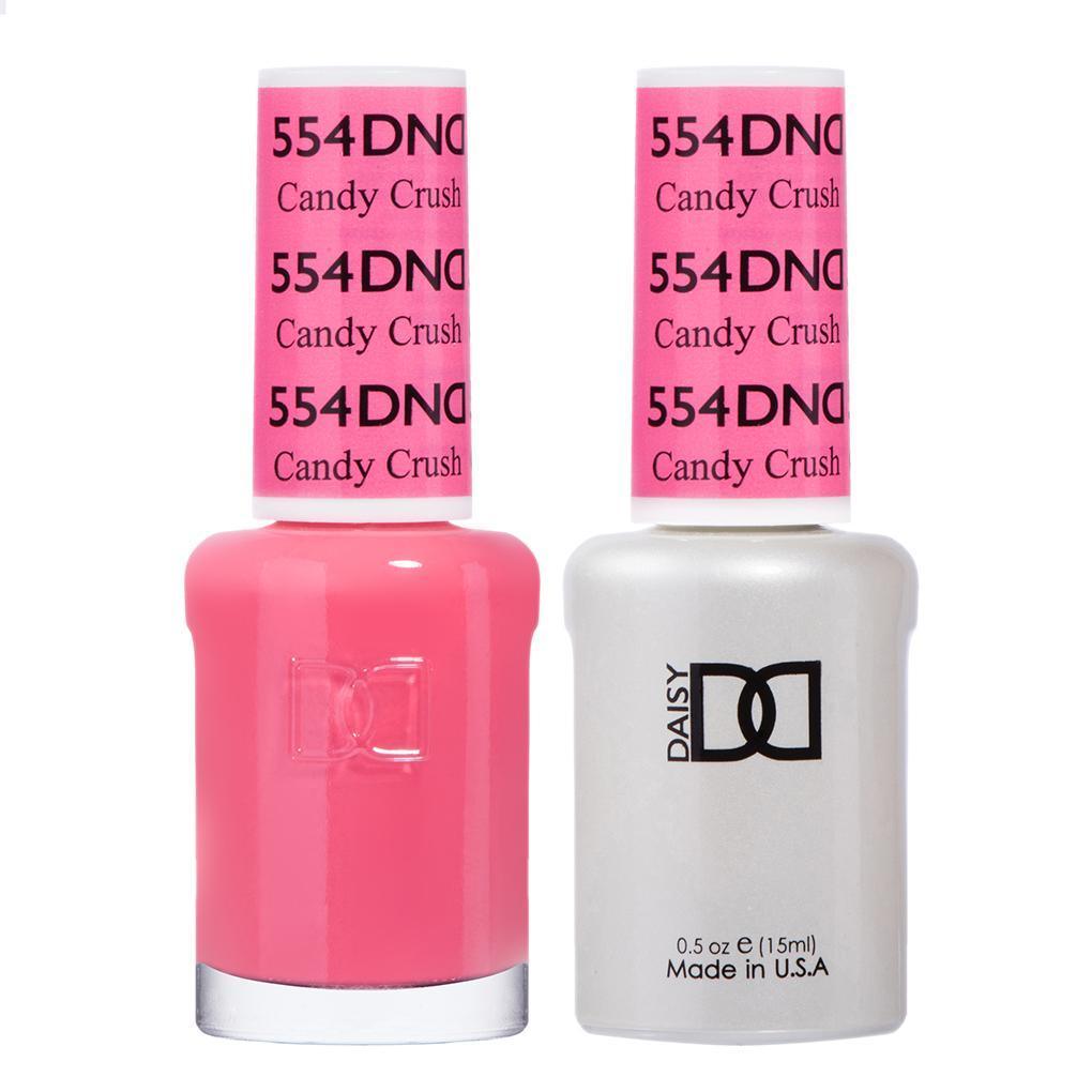 DND Gel Nail Polish Duo - 554 Coral Colors - Candy Crush by DND - Daisy Nail Designs sold by DTK Nail Supply