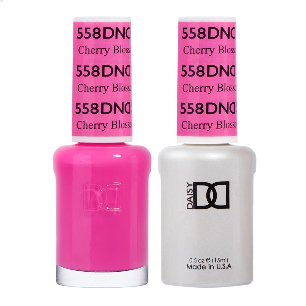 DND Gel Nail Polish Duo - 558 Pink Colors - Cherry Blossom by DND - Daisy Nail Designs sold by DTK Nail Supply