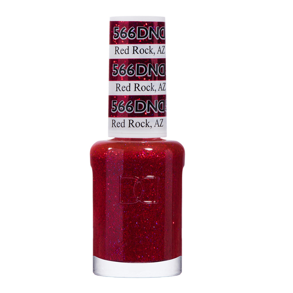 DND Nail Lacquer - 566 Red Colors - Red Rock, AZ