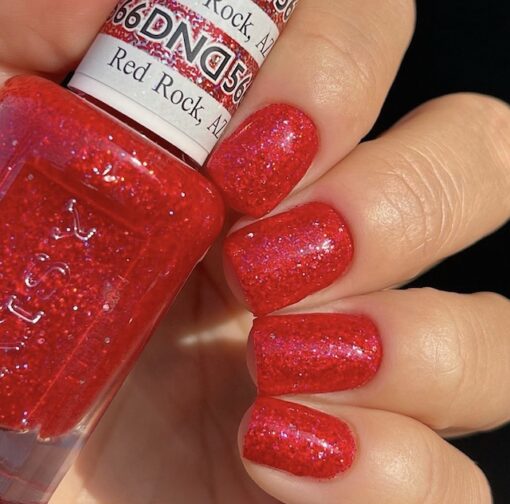 DND Nail Lacquer - 566 Red Colors - Red Rock, AZ