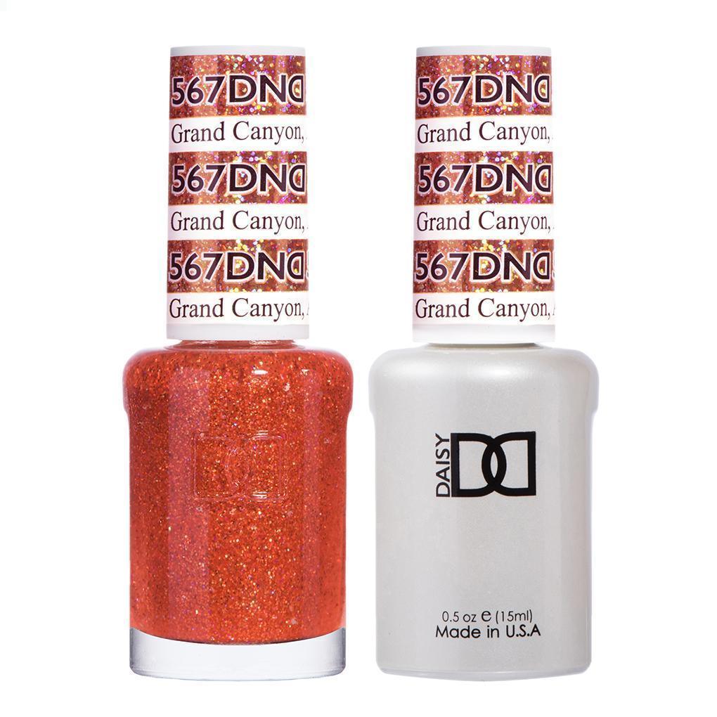 DND Gel Nail Polish Duo - 567 Orange Colors - Grand Canyon, AZ by DND - Daisy Nail Designs sold by DTK Nail Supply