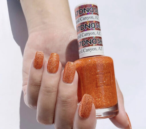 DND Nail Lacquer - 567 Orange Colors - Grand Canyon, AZ