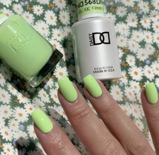 DND Nail Lacquer - 568 Green Colors - Green Forest, AK