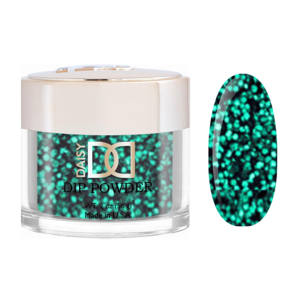 DND Acrylic & Powder Dip Nails 582 - Glitter Green Colors