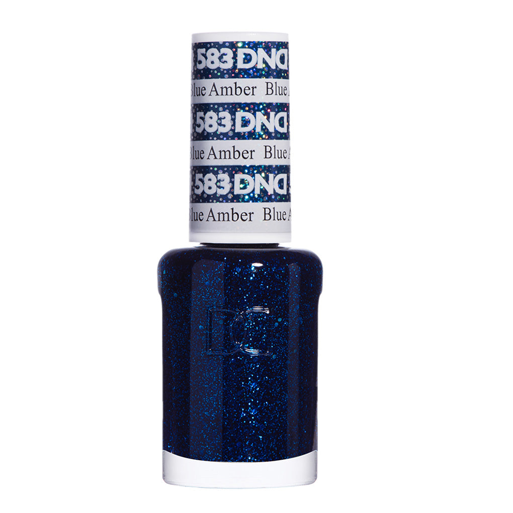 DND Nail Lacquer - 583 Blue Colors - Blue Amber