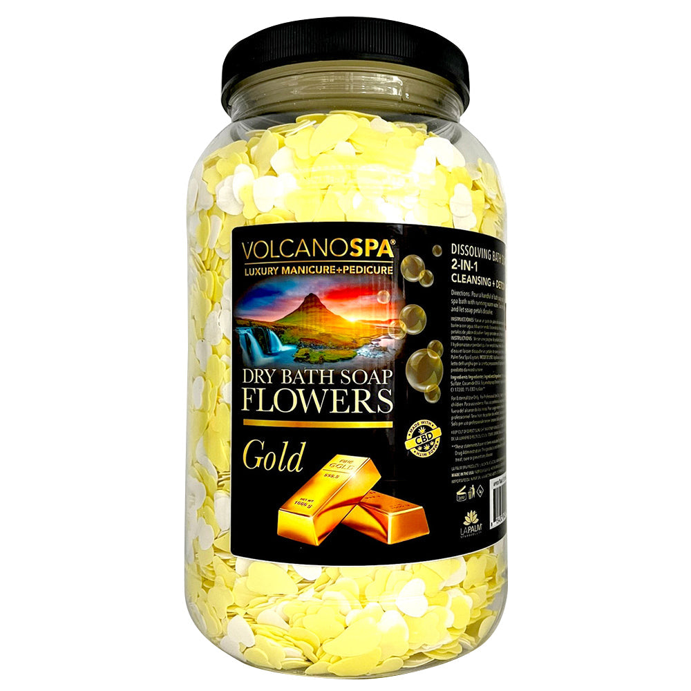Lapalm Volcano Spa Dry Bath Soap Flowers 1G - Gold