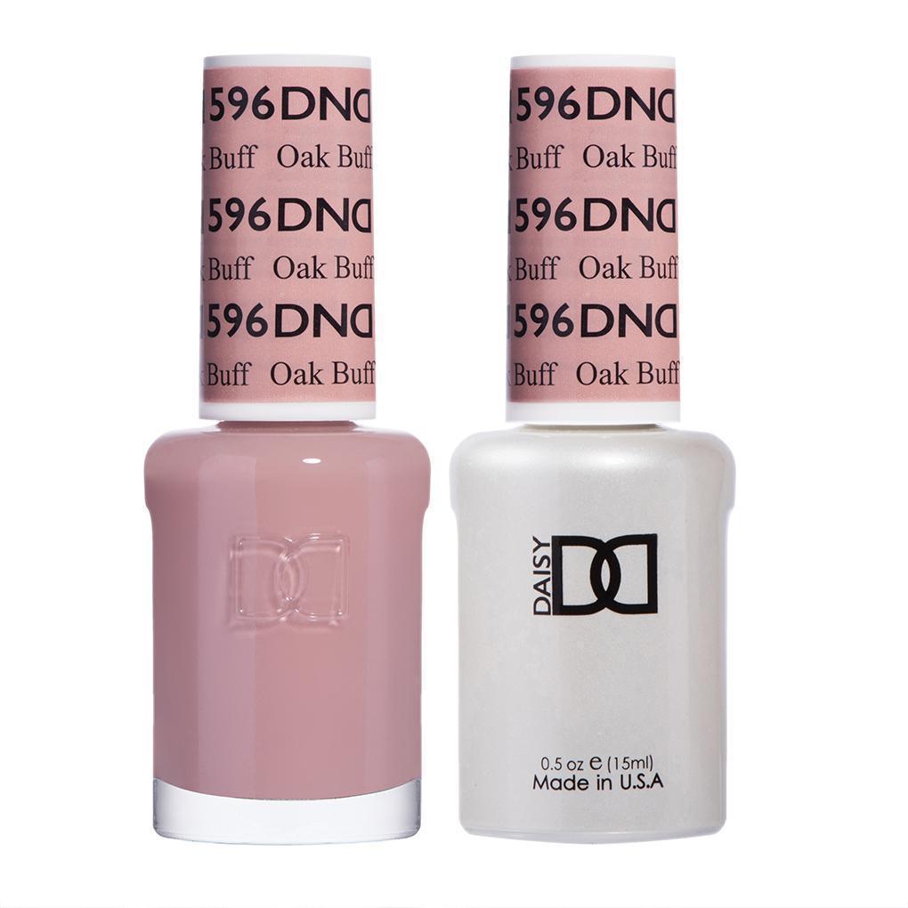 DND Gel Nail Polish Duo - 596 Brown Colors - Oak Buff by DND - Daisy Nail Designs sold by DTK Nail Supply