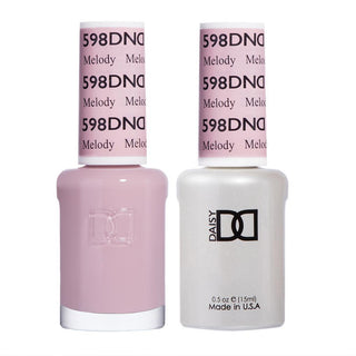 DND Gel Nail Polish Duo - 598 Neutral Colors - Melody by DND - Daisy Nail Designs sold by DTK Nail Supply