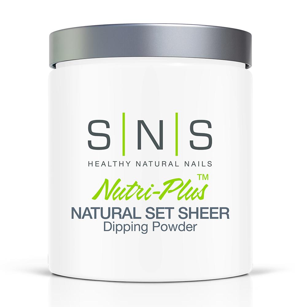 SNS Natural Set Sheer Dipping Powder Pink & White - 16 oz