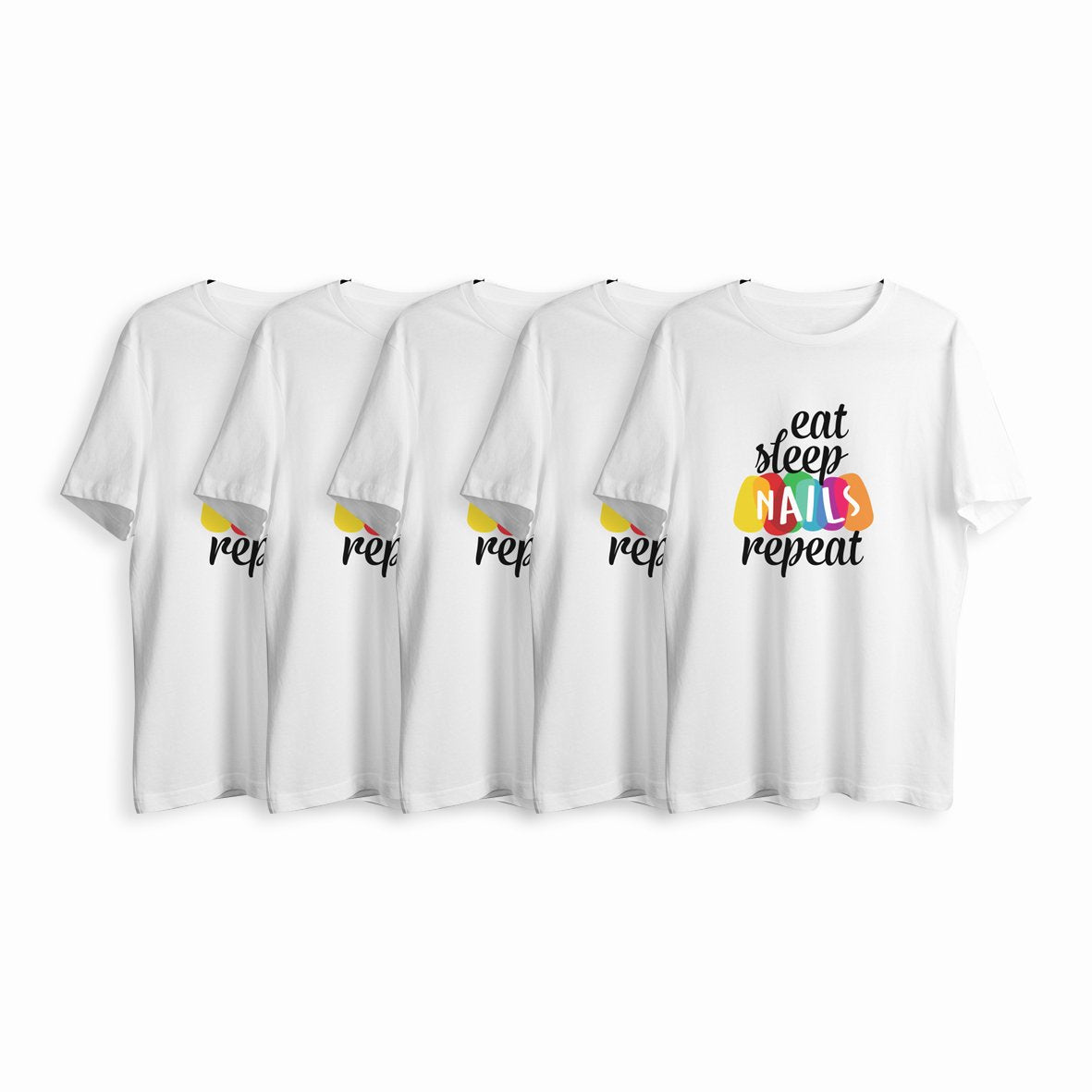 5 T-shirts - Random color