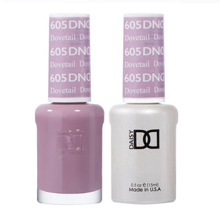DND Gel Nail Polish Duo - 605 Purple Colors - Dovetail by DND - Daisy Nail Designs sold by DTK Nail Supply
