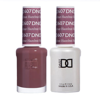 DND Gel Nail Polish Duo - 607 Brown Colors - Hazelnut by DND - Daisy Nail Designs sold by DTK Nail Supply