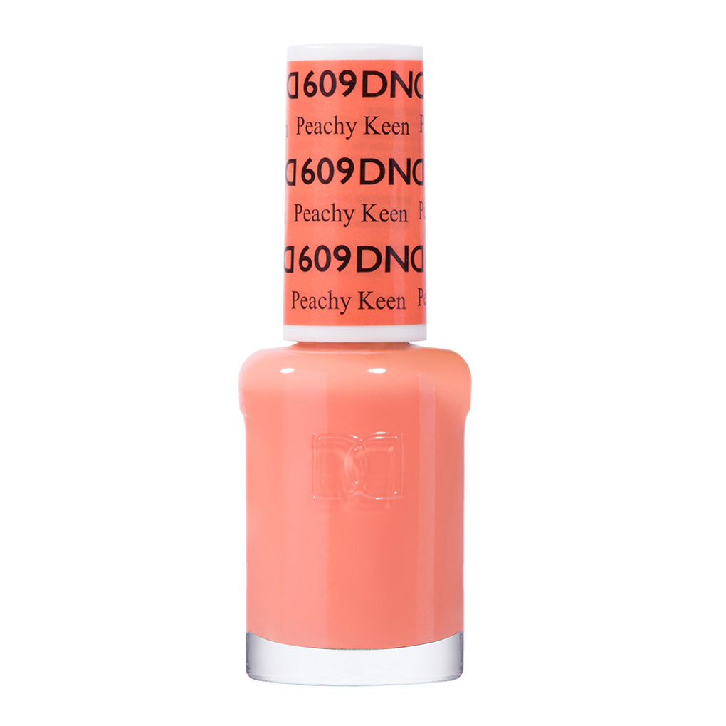 DND Nail Lacquer - 609 Coral Colors - Peachy Keen