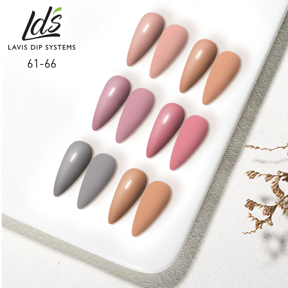 LDS Nail Lacquer Set (6 colors): 061 to 066