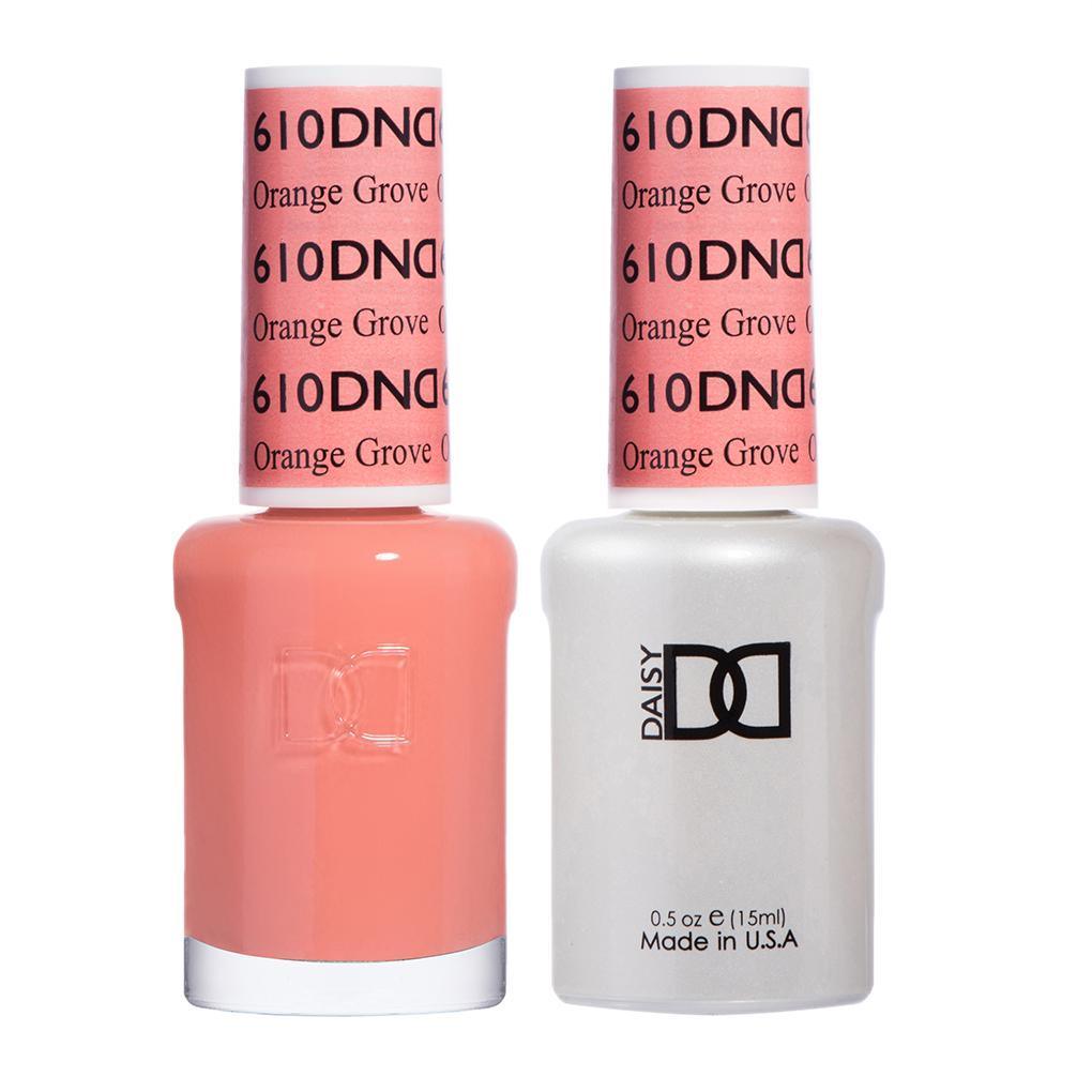 DND Gel Nail Polish Duo - 610 Orange Colors - Orange Grove