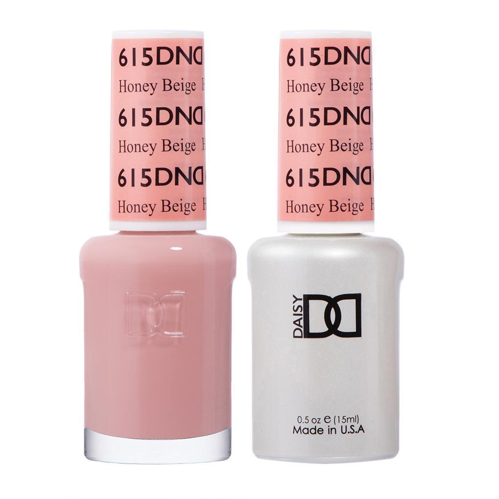 DND Gel Nail Polish Duo - 615 Beige Colors - Honey Beige