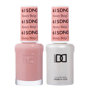 DND Gel Nail Polish Duo - 615 Beige Colors - Honey Beige by DND - Daisy Nail Designs sold by DTK Nail Supply