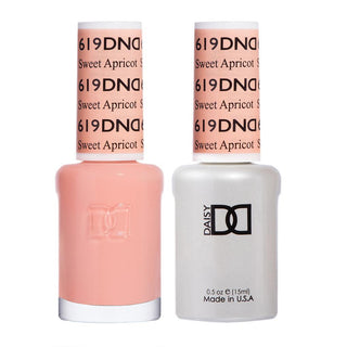 DND Gel Nail Polish Duo - 619 Beige Colors - Sweet Apricot by DND - Daisy Nail Designs sold by DTK Nail Supply