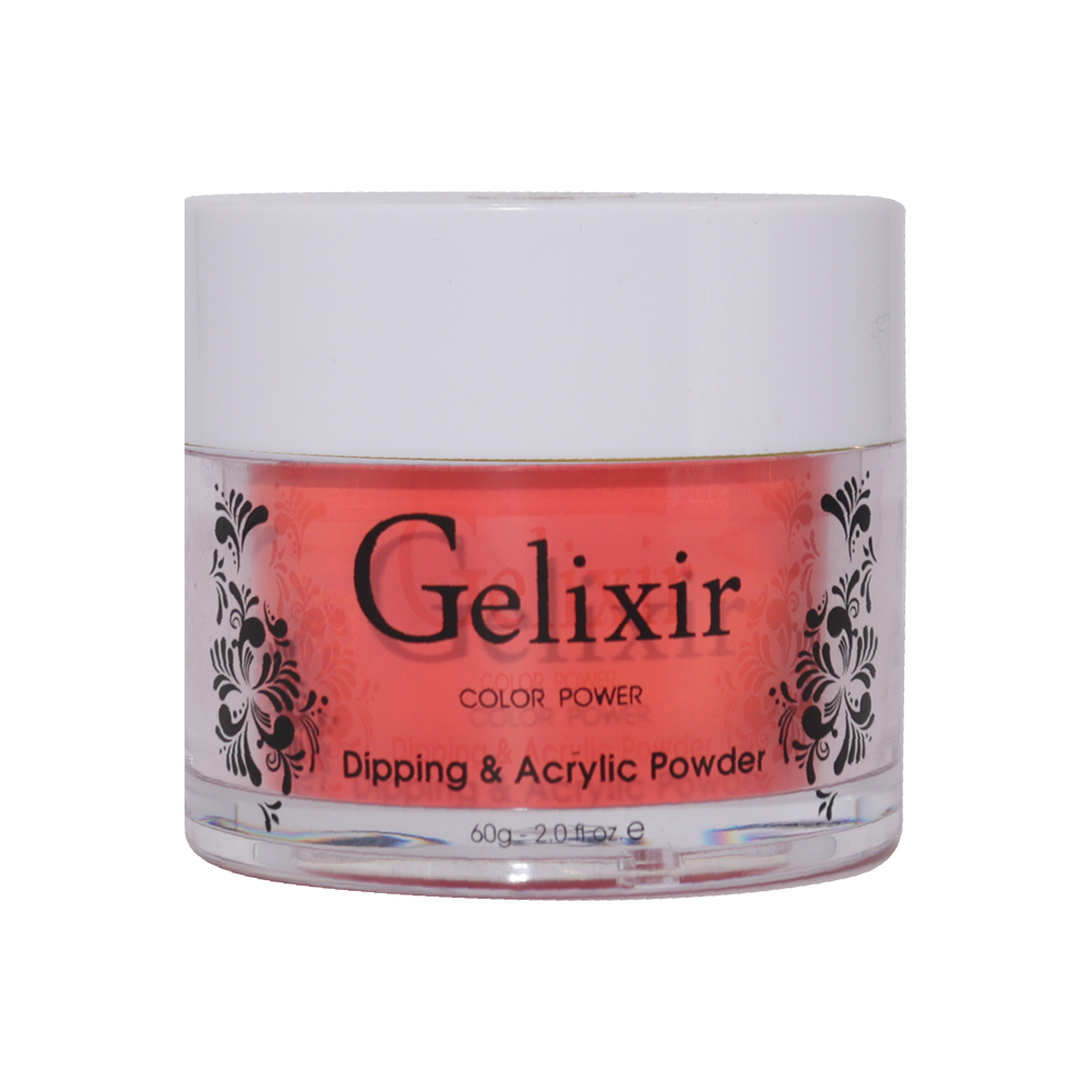 Gelixir Acrylic & Powder Dip Nails 061 Coquelicot - Orange Colors