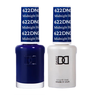 DND Gel Nail Polish Duo - 622 Blue Colors - Midnight Blue by DND - Daisy Nail Designs sold by DTK Nail Supply