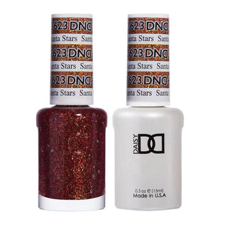 DND Gel Nail Polish Duo - 623 Glitter Colors - Santa Stars by DND - Daisy Nail Designs sold by DTK Nail Supply