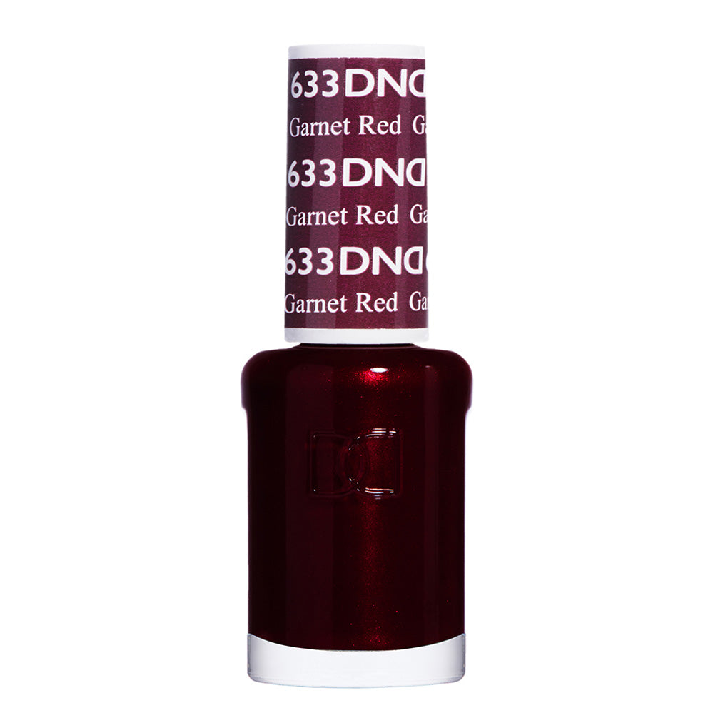 DND Nail Lacquer - 633 Brown Colors - Garnet Red