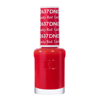 DND Nail Lacquer - 637 Red Colors - Lucky Red
