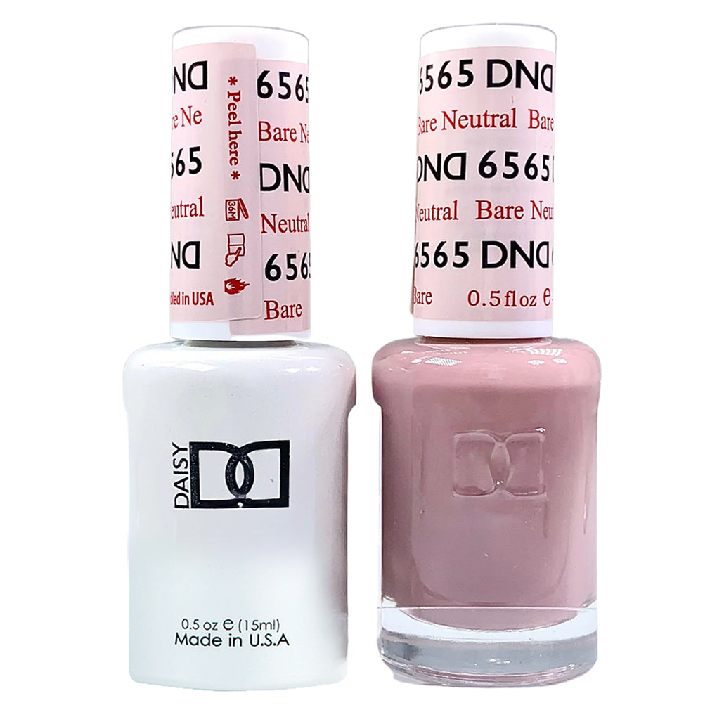 DND Gel Nail Polish Duo - 6565 Bare Neutral