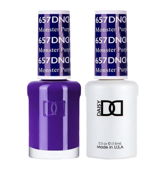DND Gel Nail Polish Duo - 657 Purple Colors - Monster Purple by DND - Daisy Nail Designs sold by DTK Nail Supply